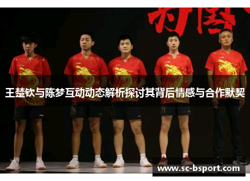 王楚钦与陈梦互动动态解析探讨其背后情感与合作默契